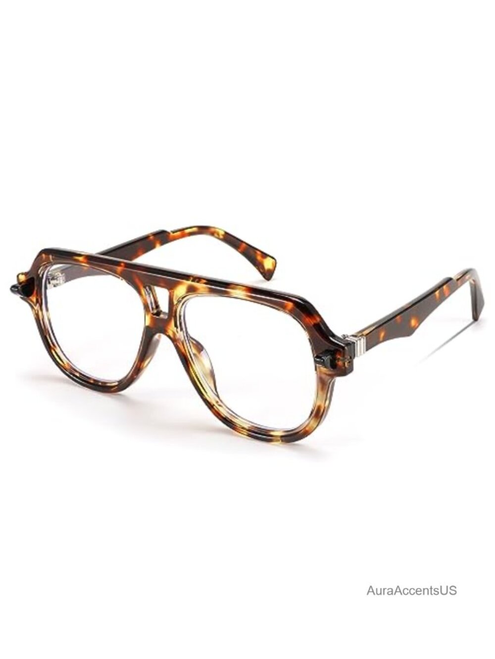 Aviator Frame Blue Light Blocking Glasses Anti Glare Computer Eyeglasses UV400